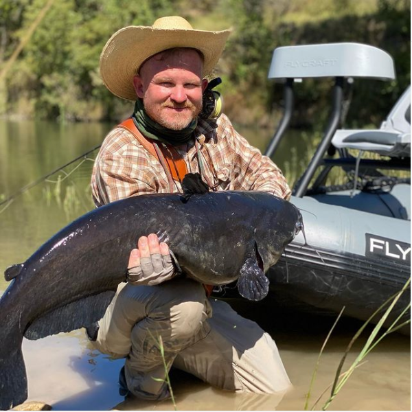 World Record Catfish Caught out of a Flycraft! FLYCRAFT USA