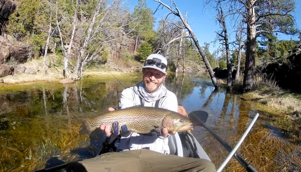 Fly Fishing for Fatty Rainbows from a Flycraft