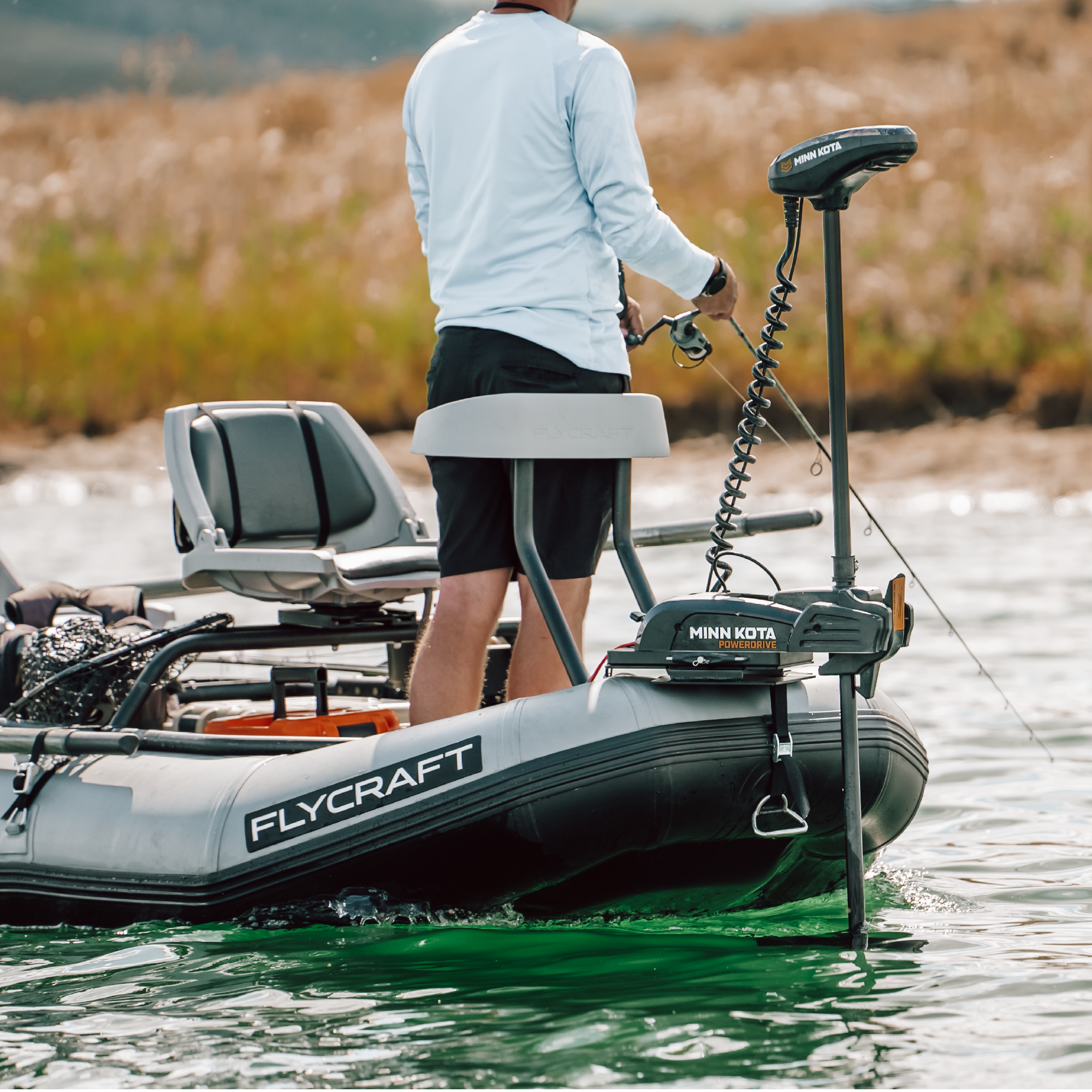 Flycraft’s Inflatable Fishing Boat: Guide Stillwater Motor Package (3-Man)
