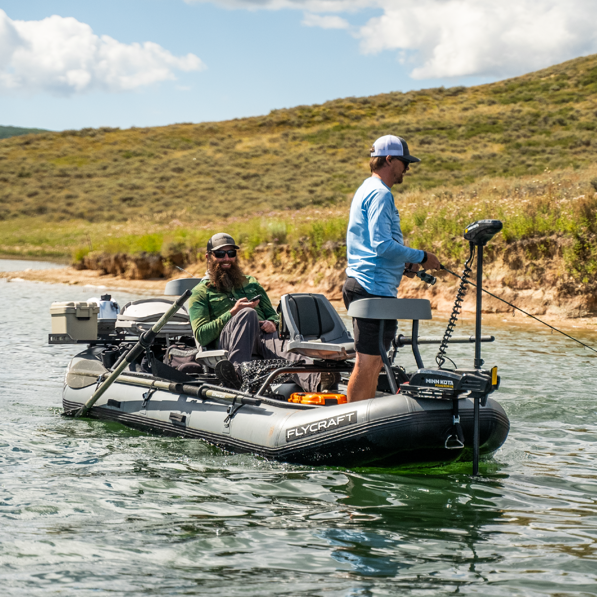 Flycraft’s Inflatable Fishing Boat: Guide Stillwater Motor Package (3-Man)