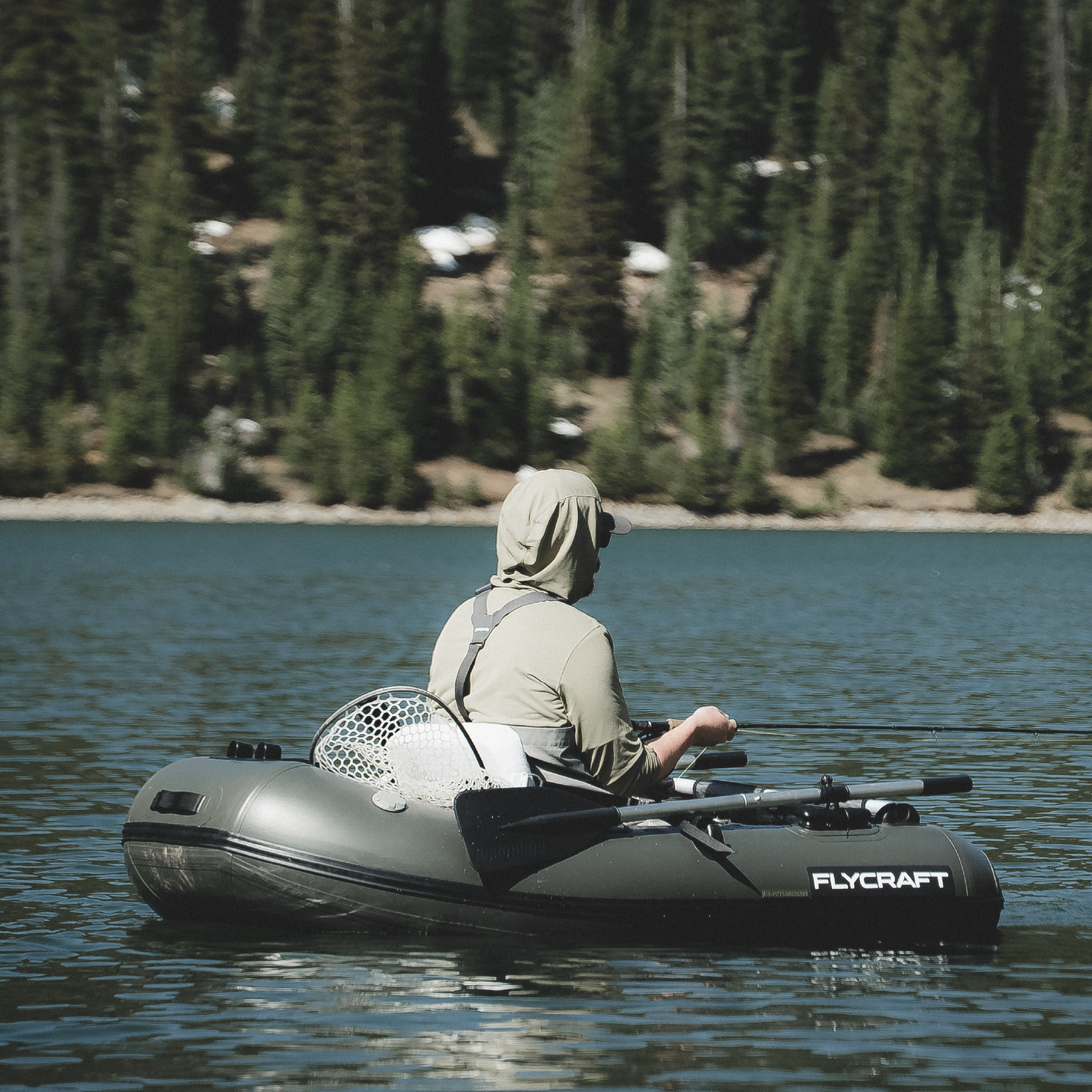 Flycraft’s Inflatable Fishing Float Tube: Patrol (1-Man)