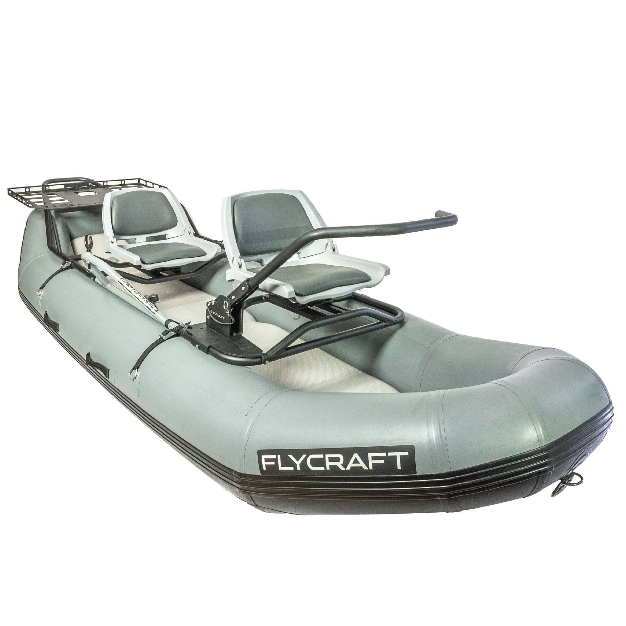 Flycraft’s Inflatable Fishing Boat: Stealth 2.0 Pro Package (2-Man)