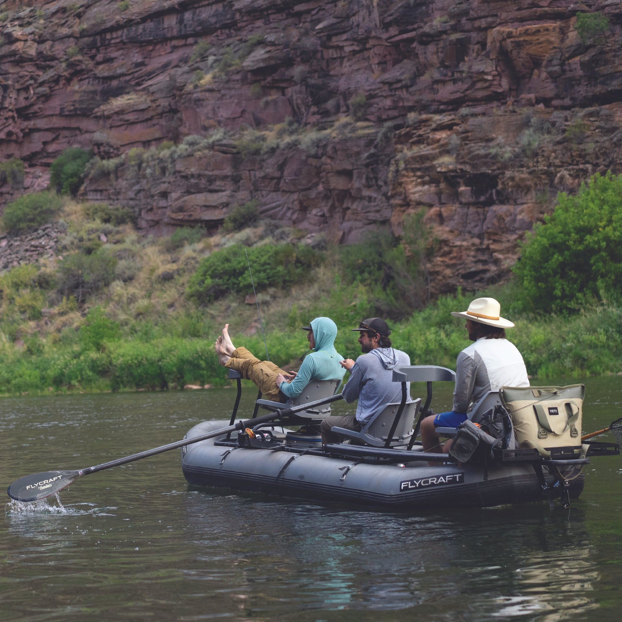 Flycraft’s Inflatable Fishing Boat: X Pro Package (2 or 3-Man)