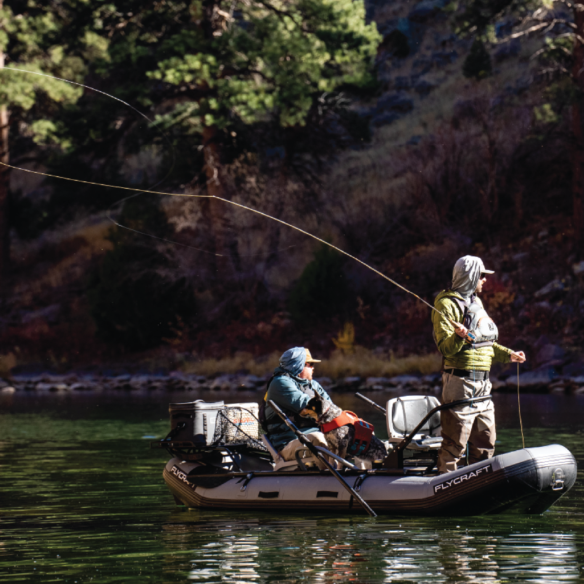 Flycraft’s Inflatable Fishing Boat: Stealth 2.0 Fish Package (2-Man)