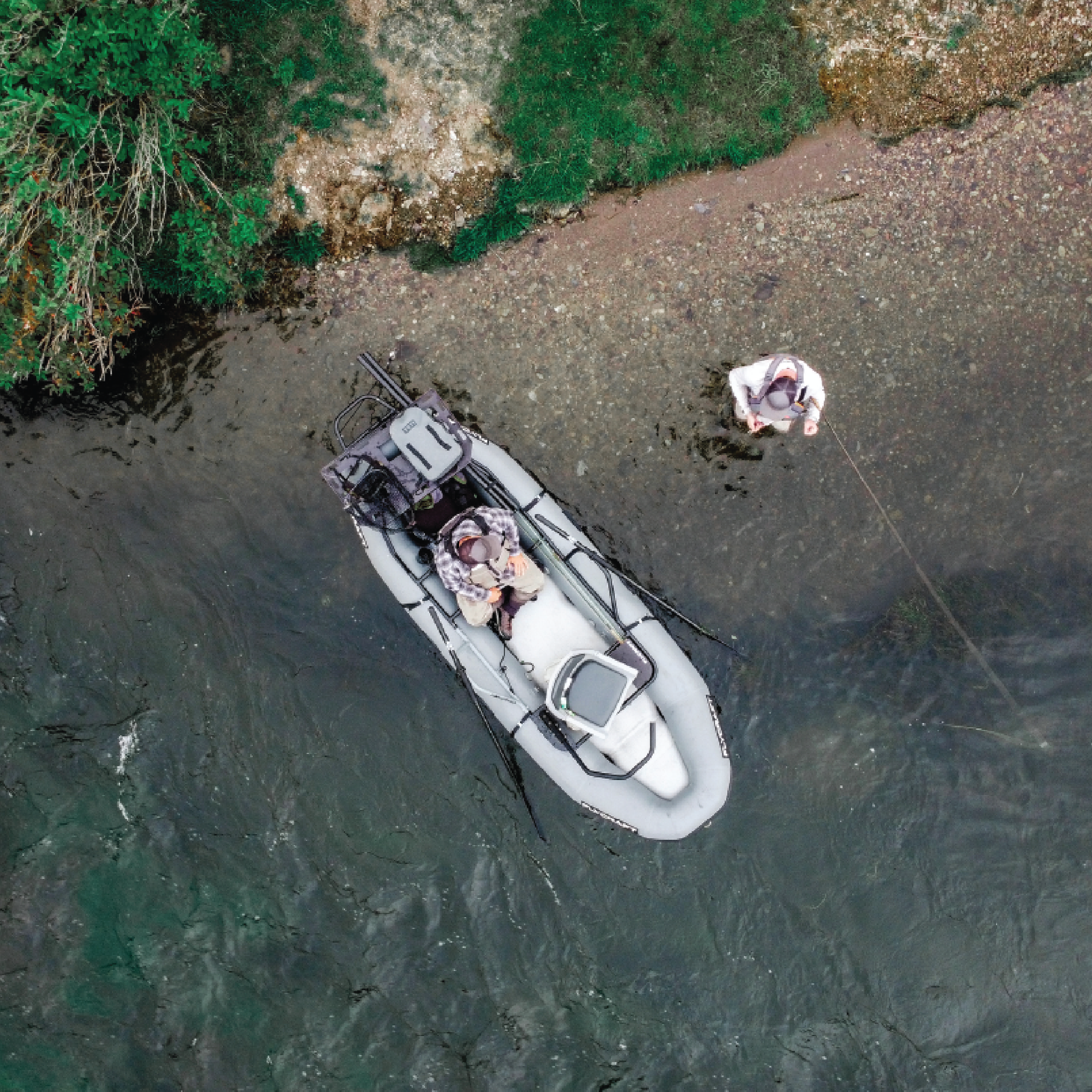 Flycraft’s Inflatable Fishing Boat: Stealth 2.0 Fish Package (2-Man)