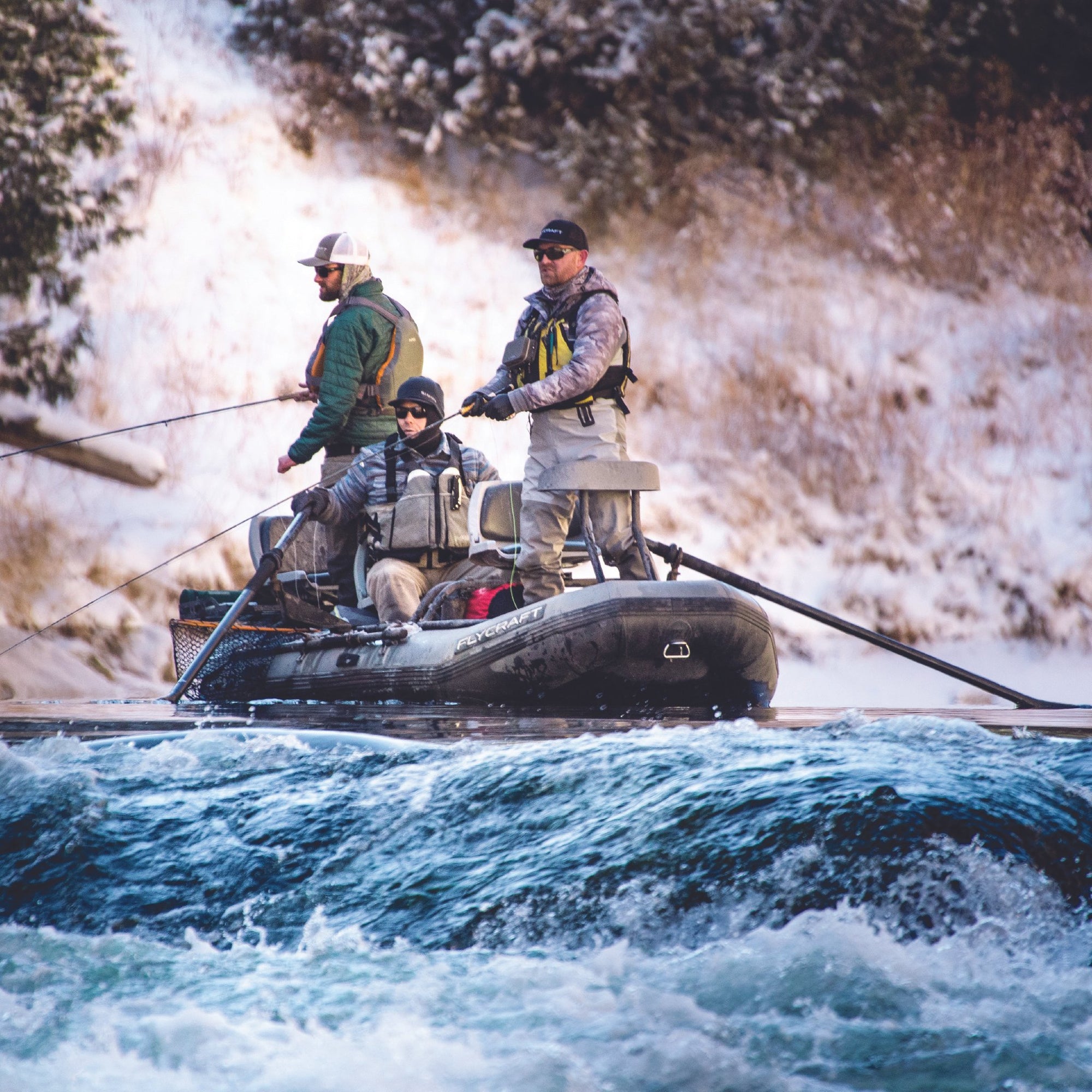 Flycraft’s Inflatable Fishing Boat: X Fish Package (2 or 3-Man)
