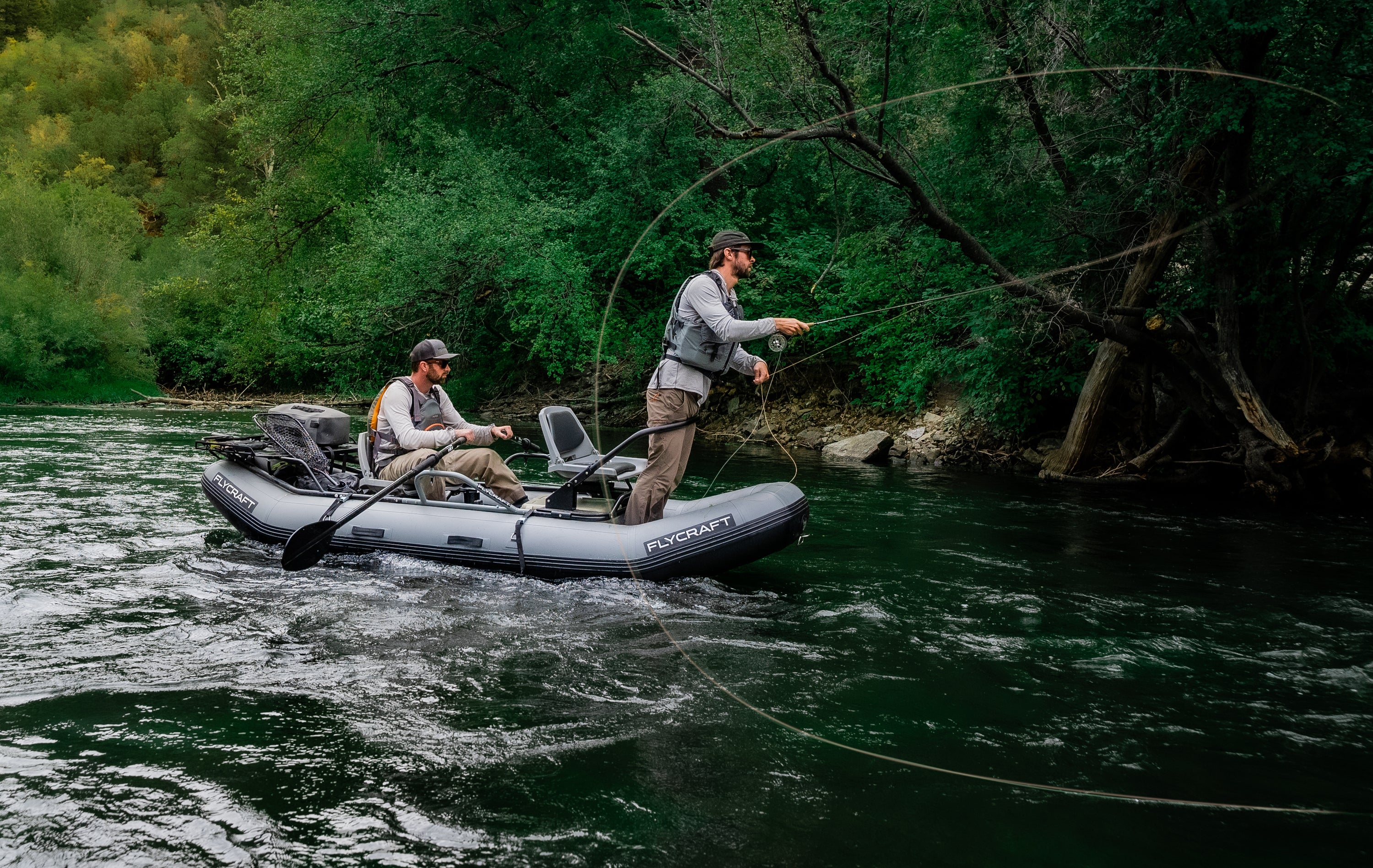 Get the lowdown on the new Stealth 2.0 Inflatable Drift Boat Lean Bar ...