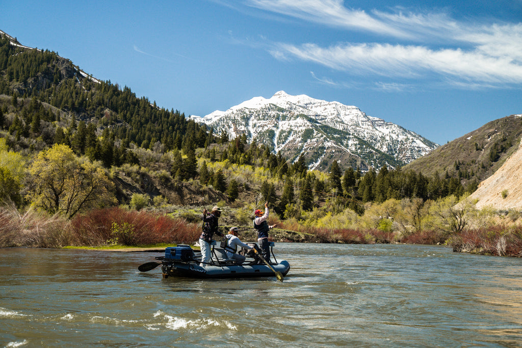 VIDEO: Fly Fishing the Lower Provo River In A Flycraft – Utah's Trout Paradise With Fish Heads Fly Shop