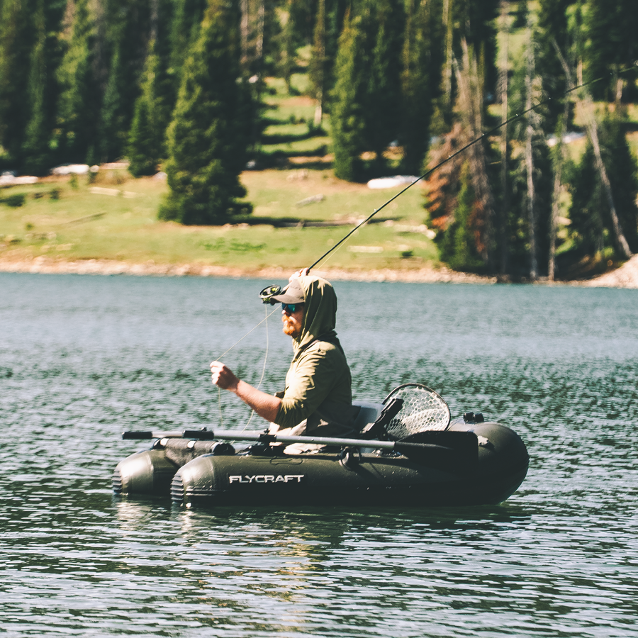 Best Inflatable boat for fishing | Patrol Raft (one-man) - FLYCRAFT USA