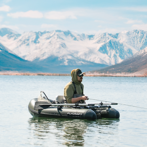 Best Inflatable boat for fishing | Patrol Raft (one-man) - FLYCRAFT USA