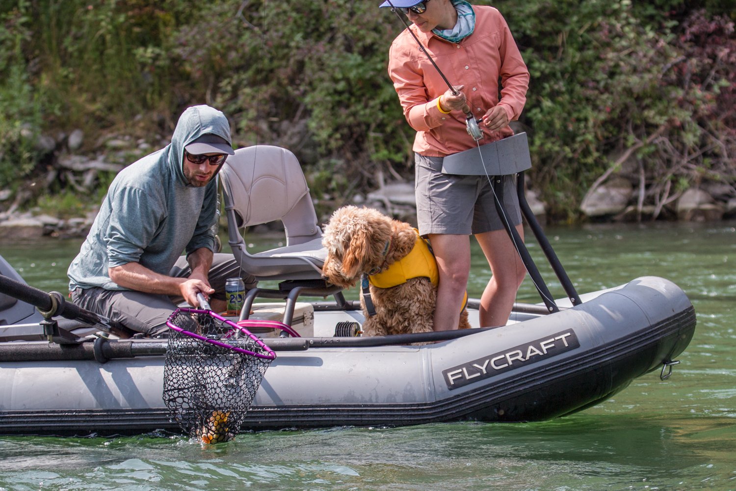 Flycraft's Inflatable Fishing Boat: Guide Base Package (3-Man) - FLYCRAFT  USA