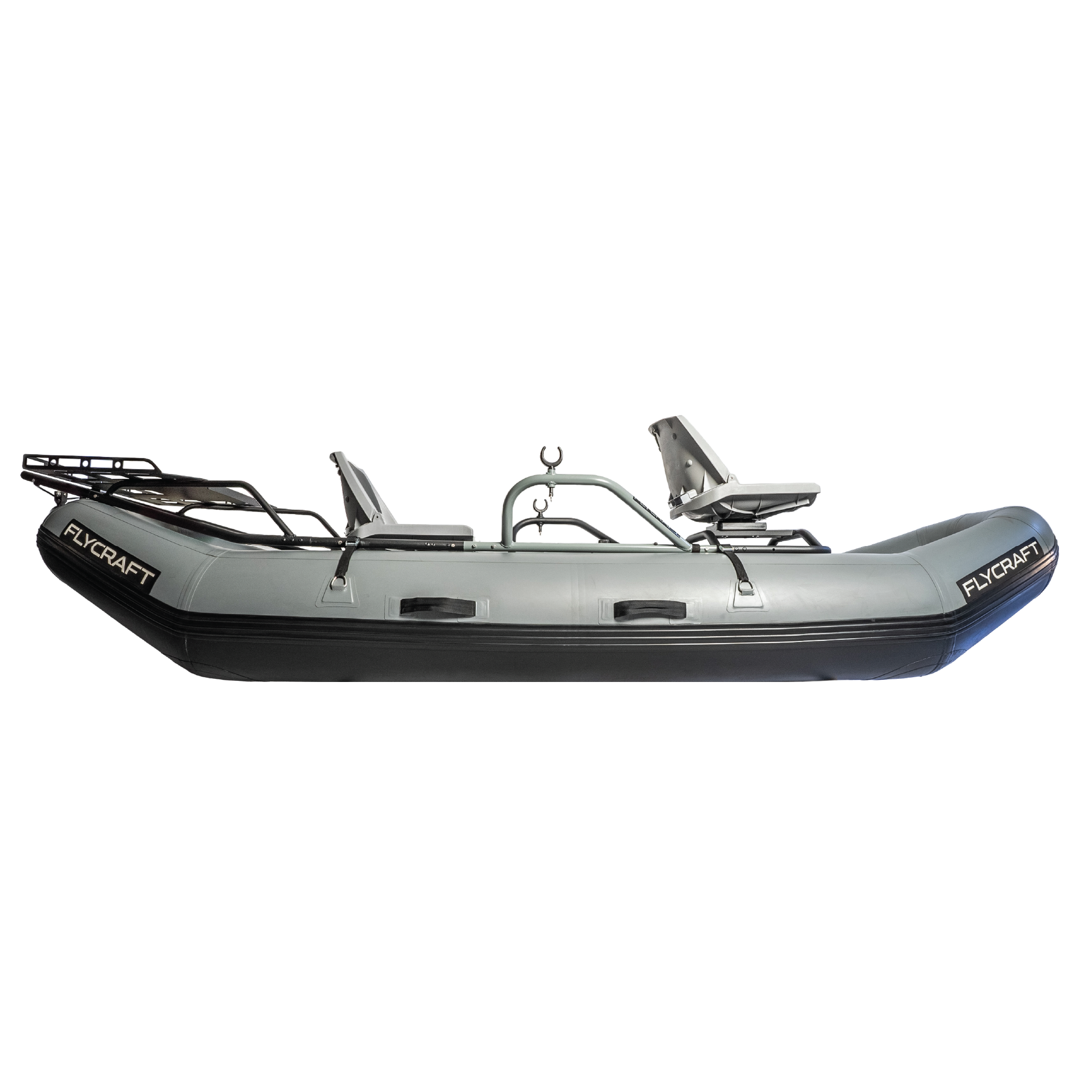 Flycraft’s Inflatable Fishing Boat: Stealth 2.0 Fish Package (2-Man)