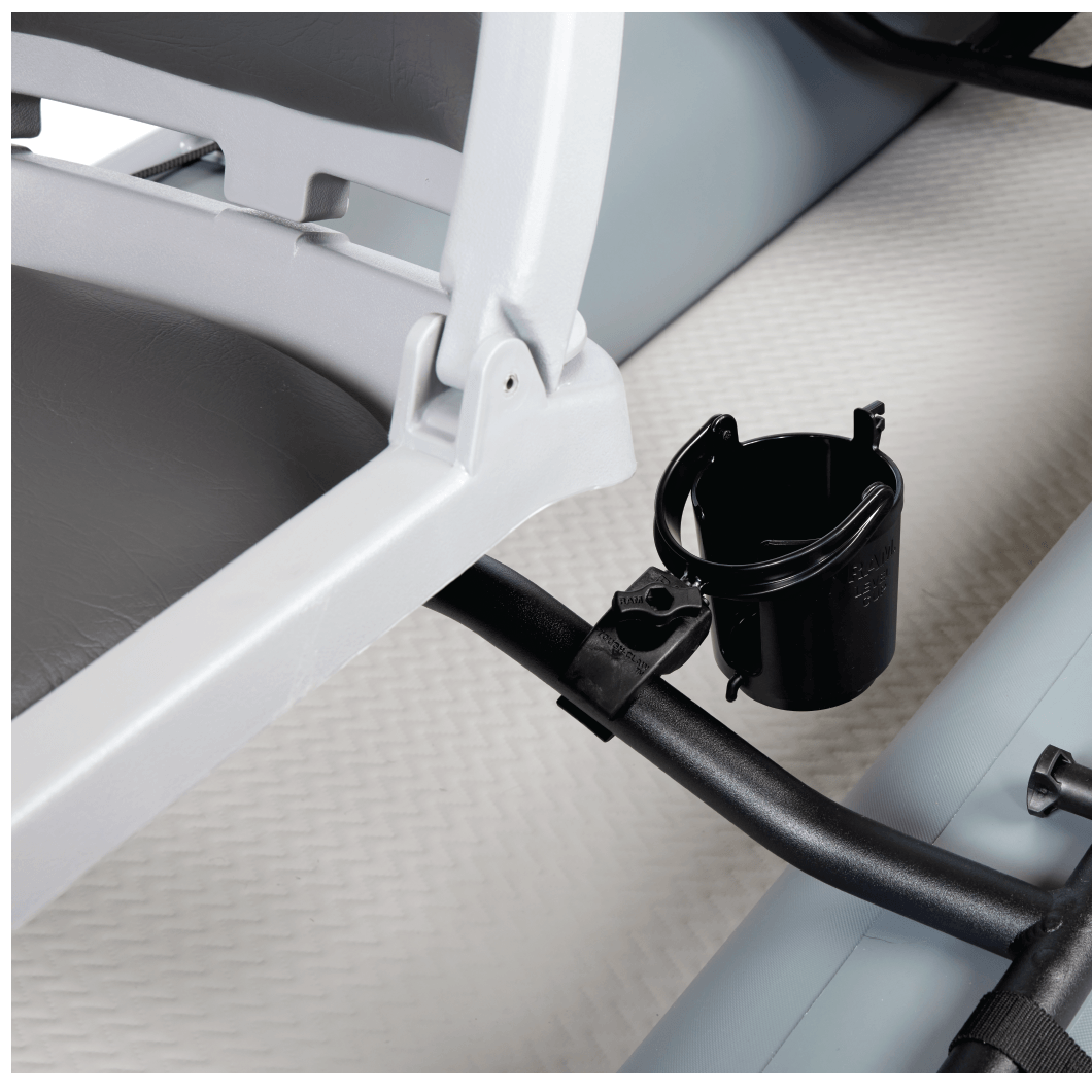 Cup Holder for Rafts and Inflatable Fishing Boats