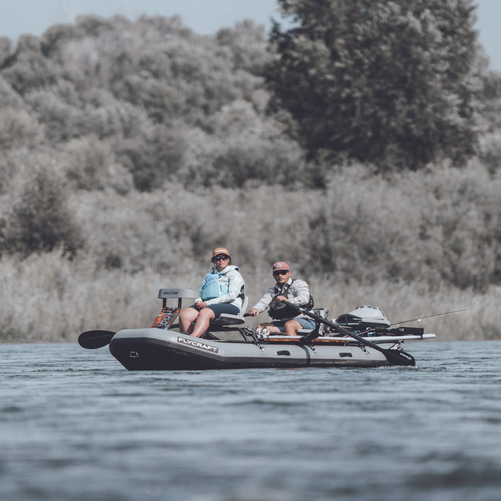 Flycraft’s Inflatable Fishing Boat: Stealth 2.0 Fish Package (2-Man)